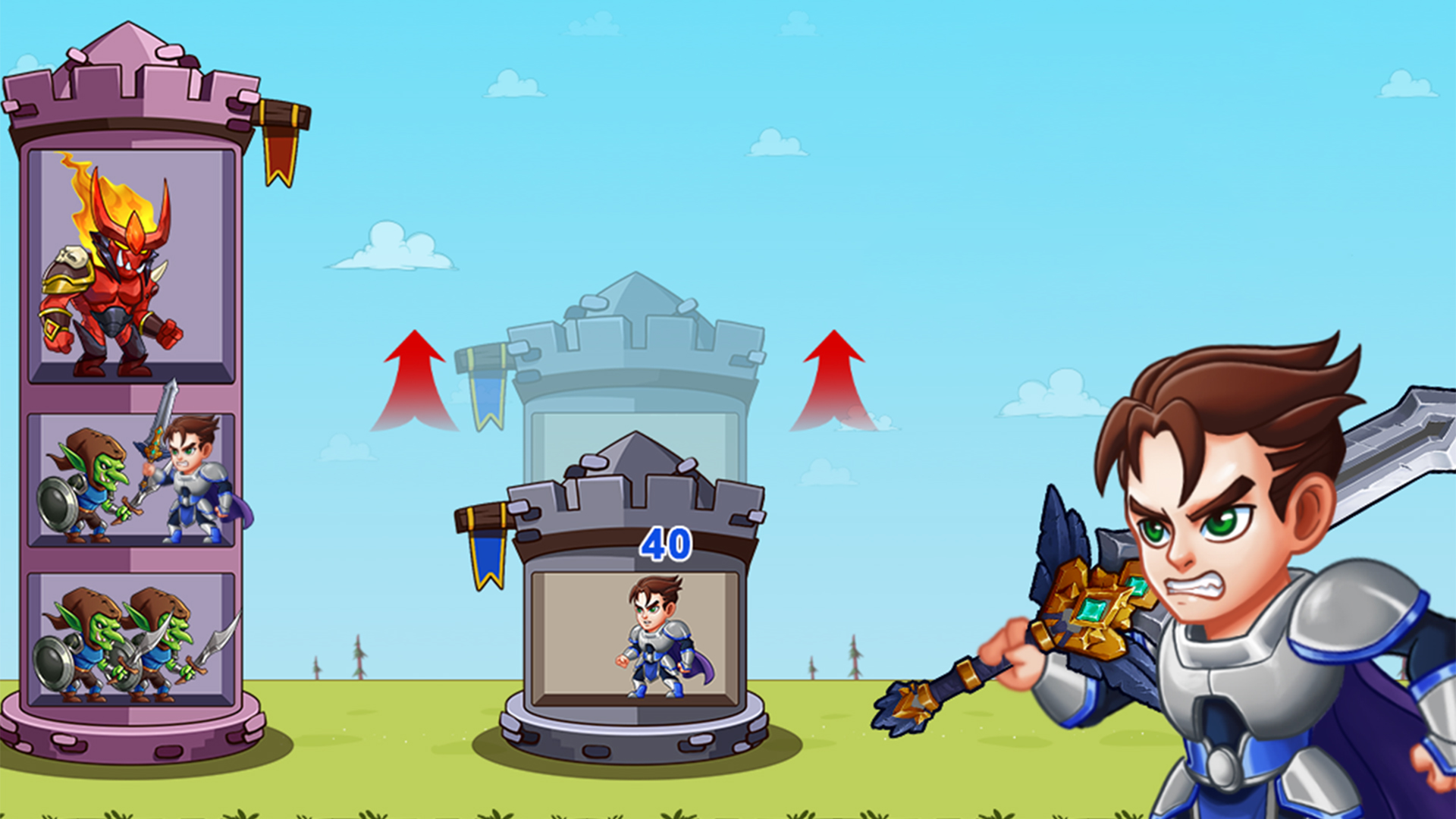 Hero Tower Wars screenshot