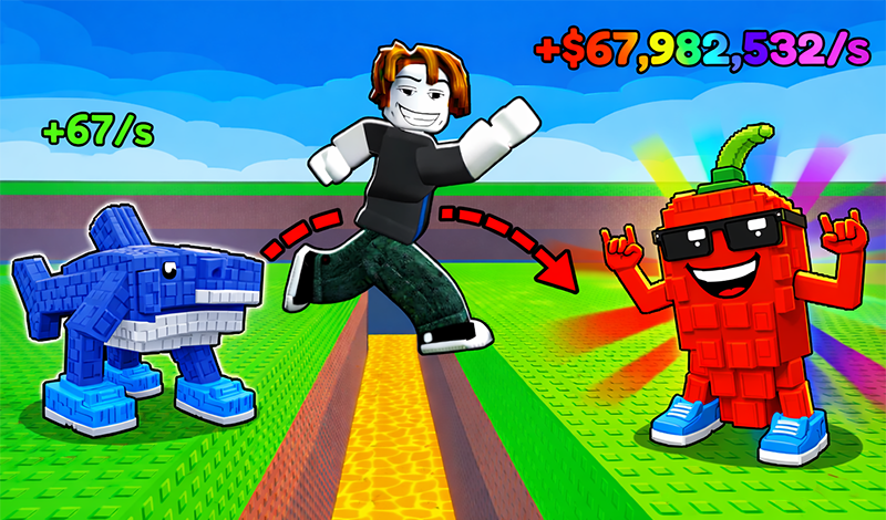 Robby: Double jump for brainrots game cover
