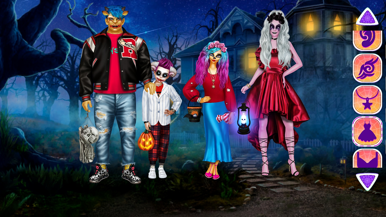 Monsters Family Dress Up screenshot