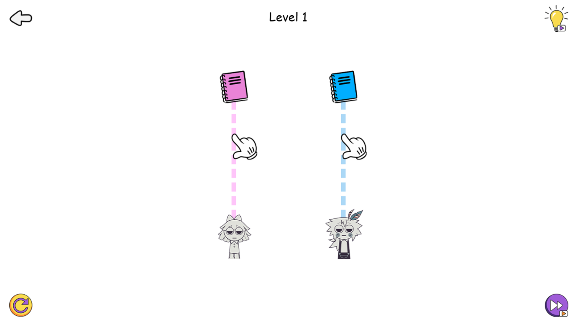 Sprunki Fundamental Paper Education Draw the Path screenshot