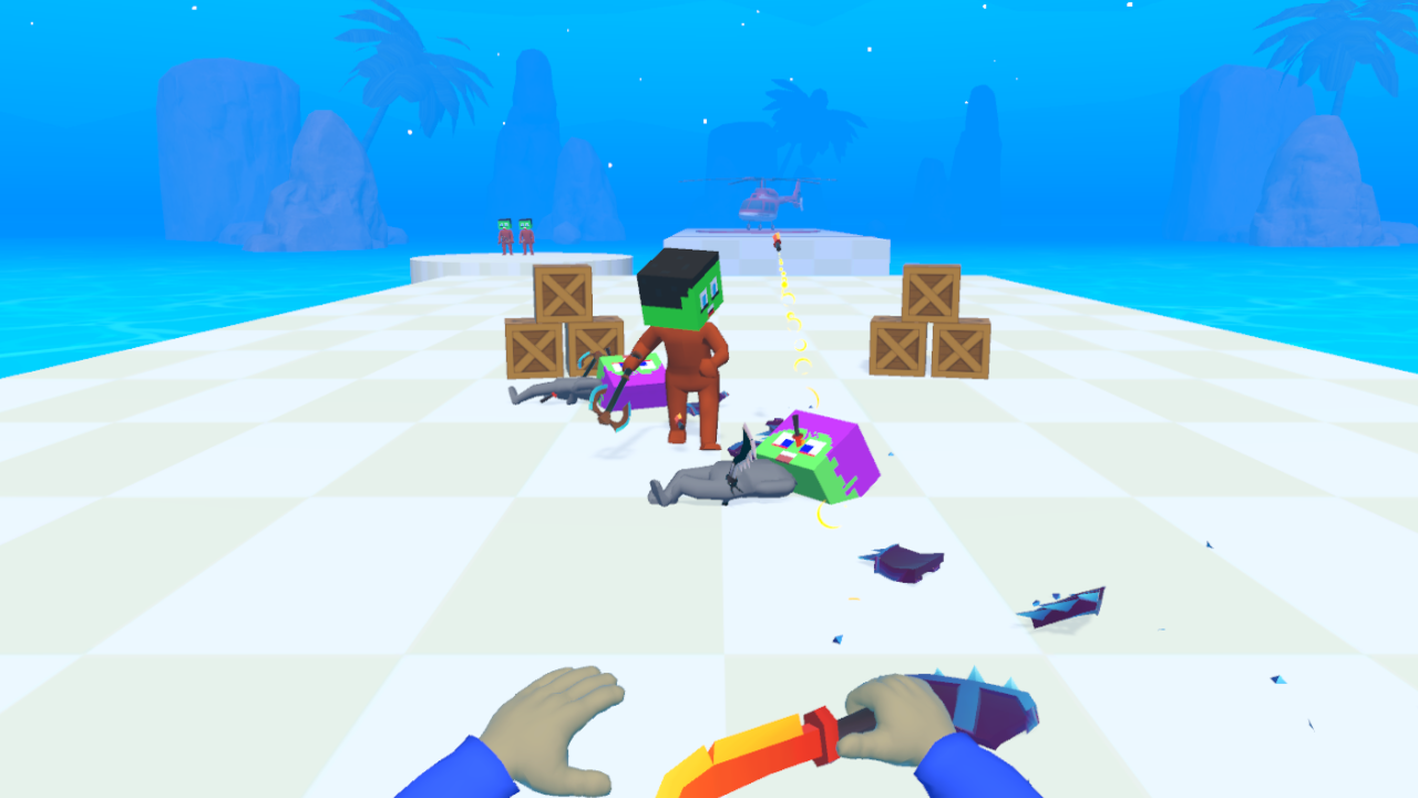 Nubik is a knife thrower against zombies — screenshot 3