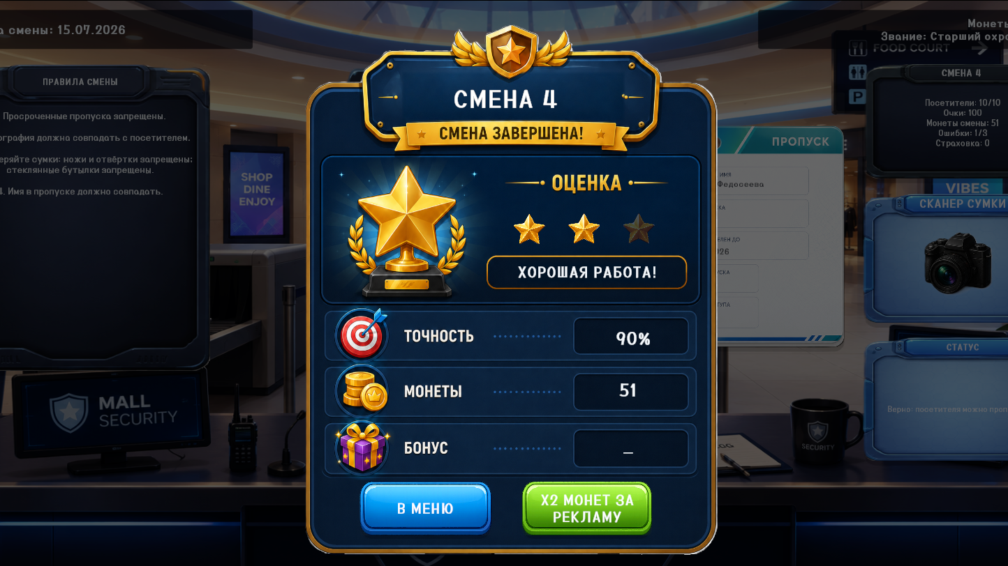 Охранник ТЦ — screenshot 2
