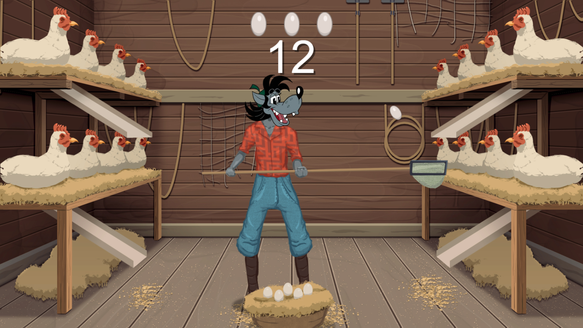 Волк и Яйца — screenshot 2