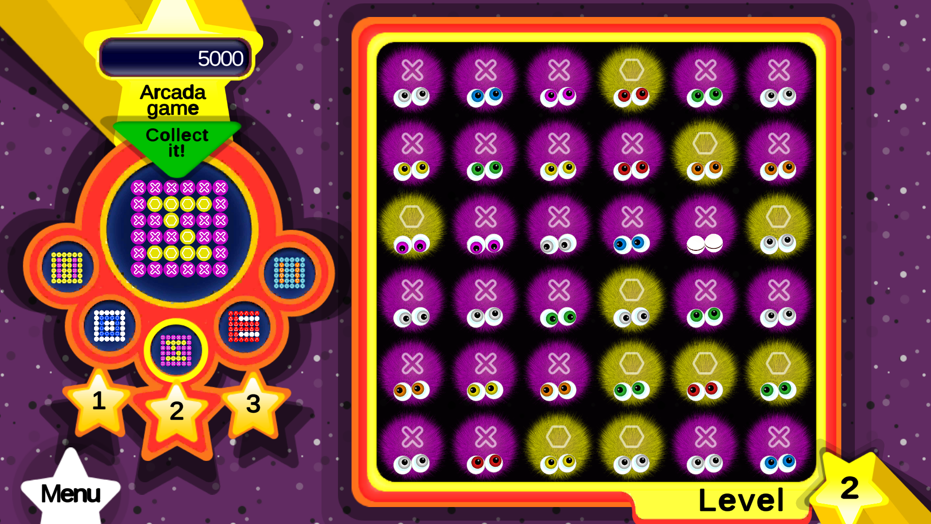 Match3 - Funny fluffies screenshot