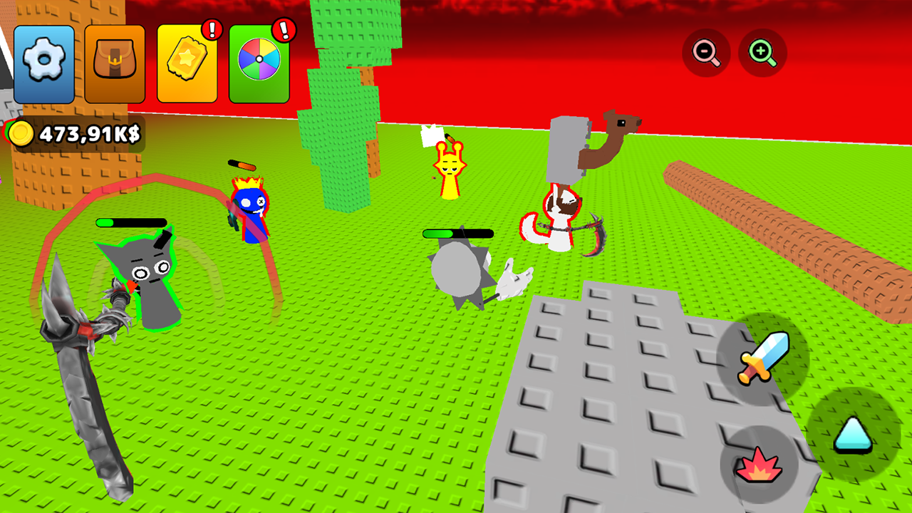 Sprunki War 3D: Phase vs Good — screenshot 5