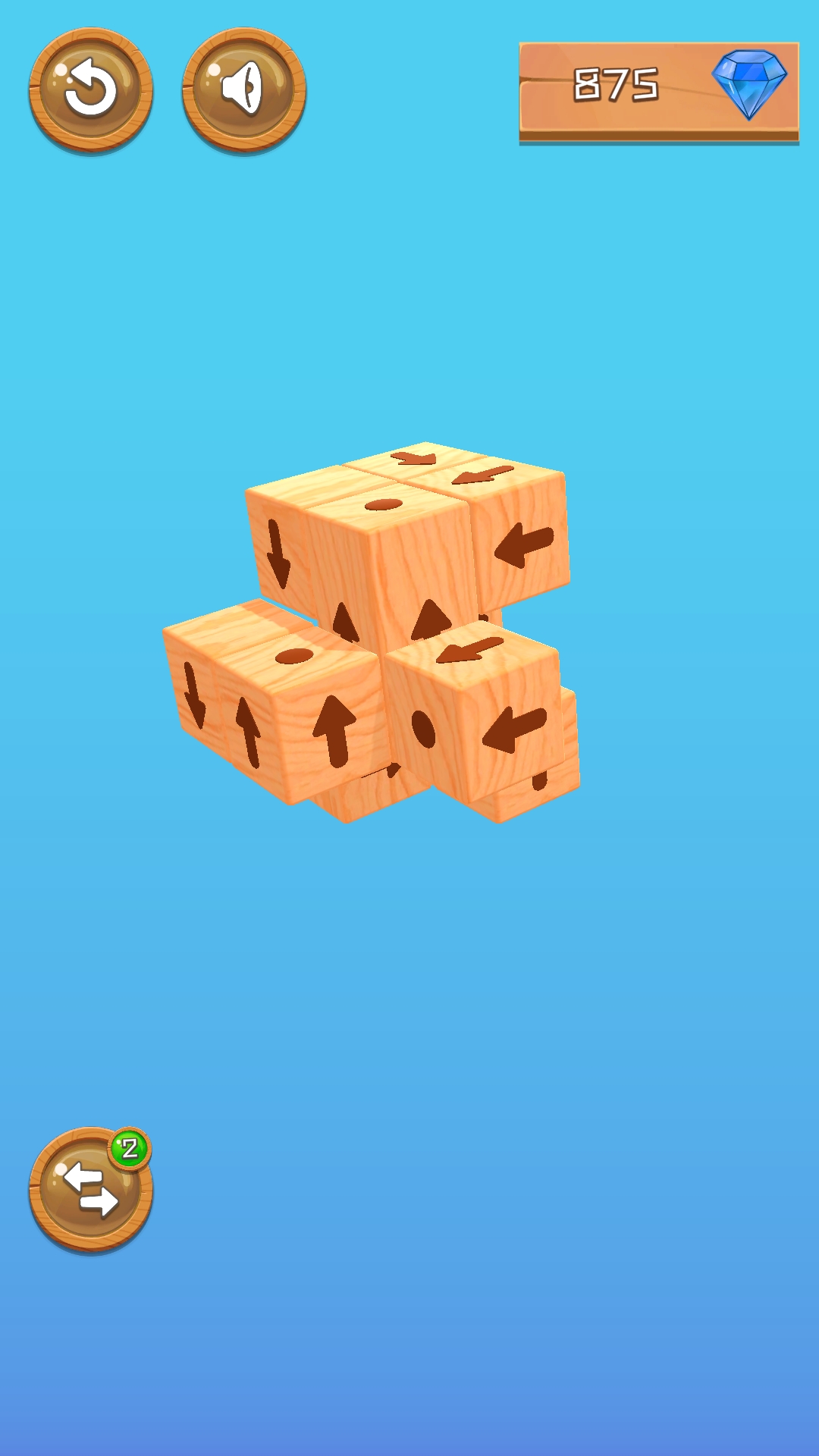 Disassemble the Cube: Wooden in 3D! screenshot 5