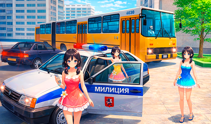 Driving in the City game cover