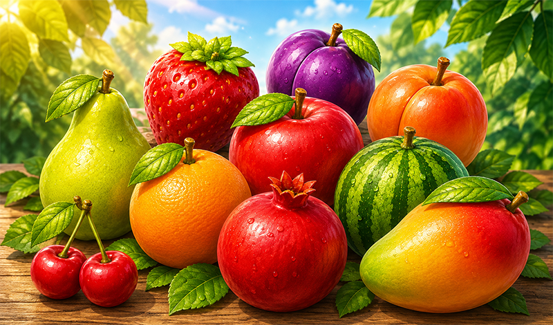 Suica Summer Fruit Merge 2048 game cover