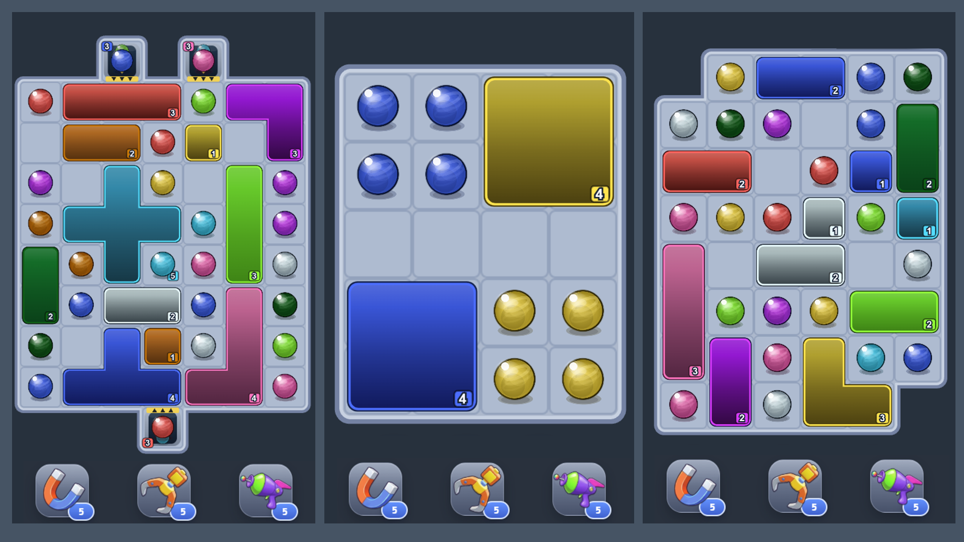 Color Shapes: Ball Sorting — screenshot 1