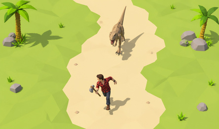 Dino Survival: 3D Simulator