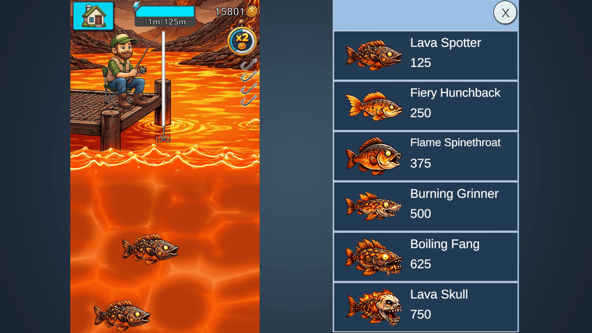 Lucky Catch: 2D Fishing Simulator — screenshot 4