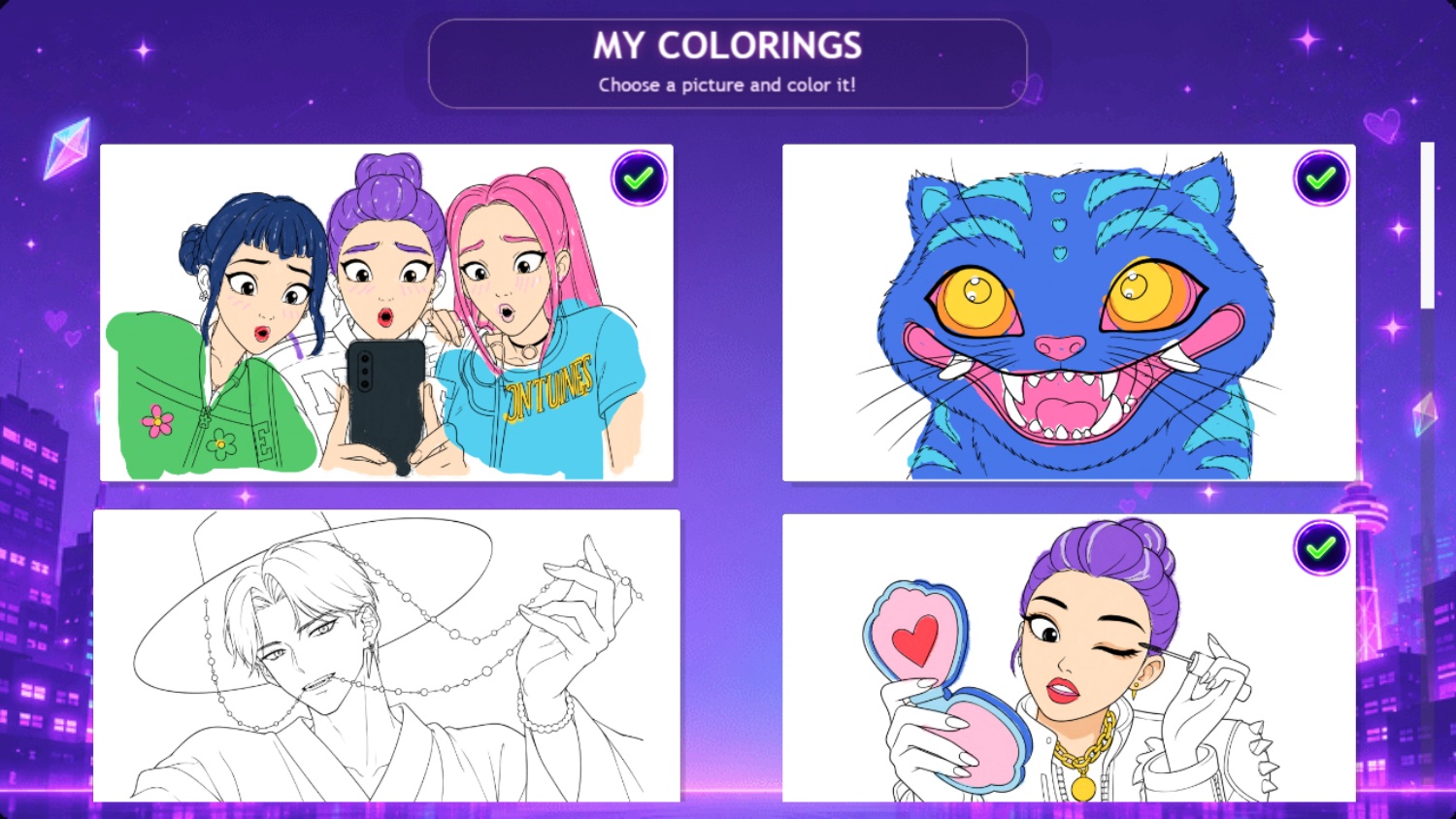 K-Pop Hunters: Draw and Shine! screenshot 1