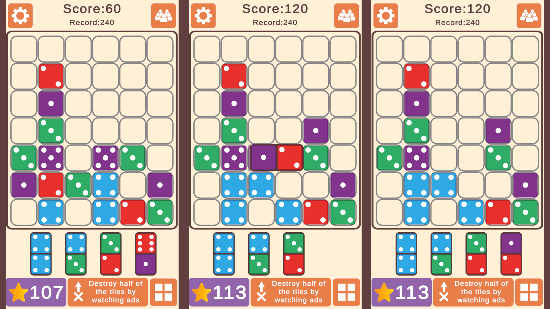 Domino Tiles | 3 Game Modes | Sequences — screenshot 1