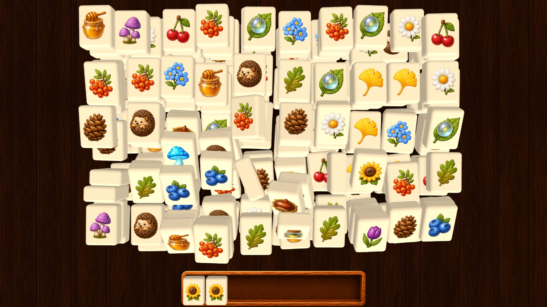 Лесной 3D маджонг — screenshot 1