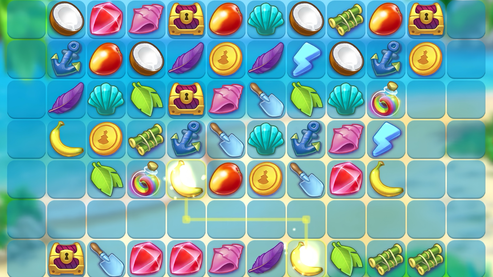 Tropical Tile Connect screenshot