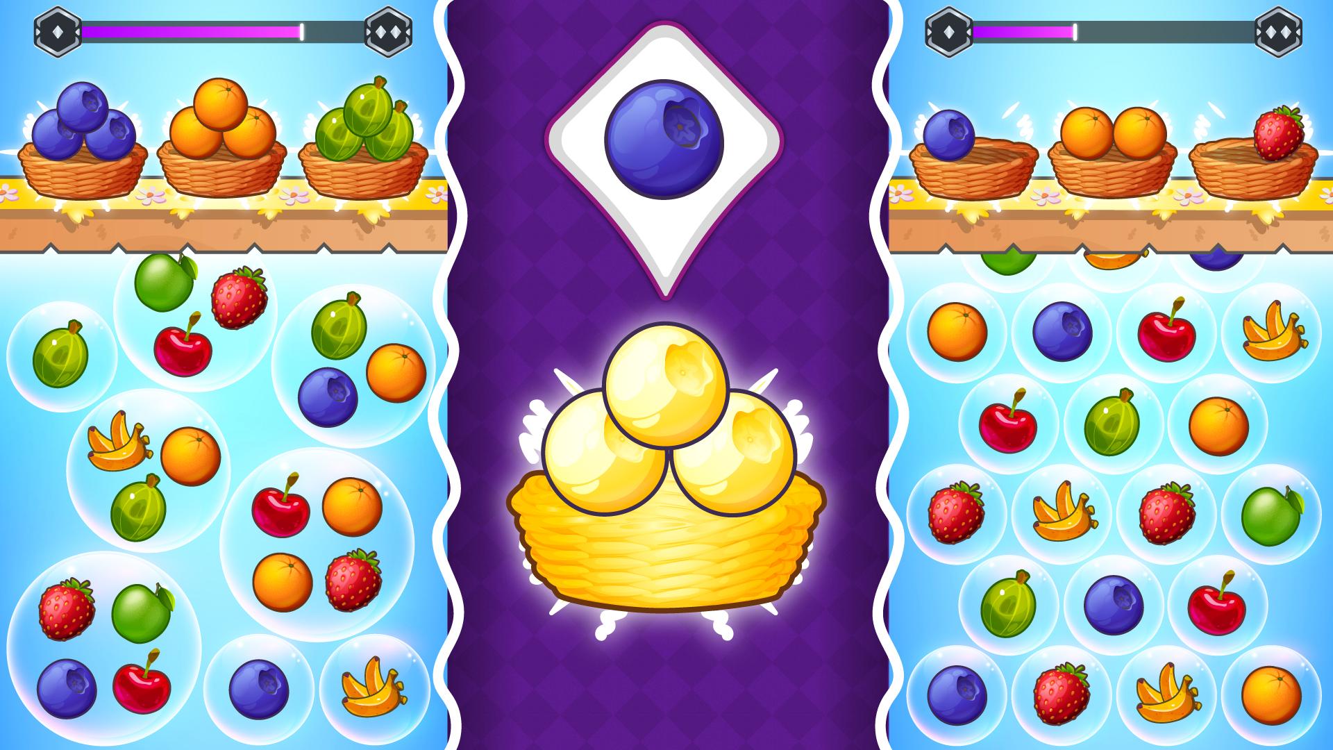 Collect and remove 3 fruits! screenshot