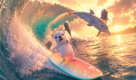 Pibbles ready for summer