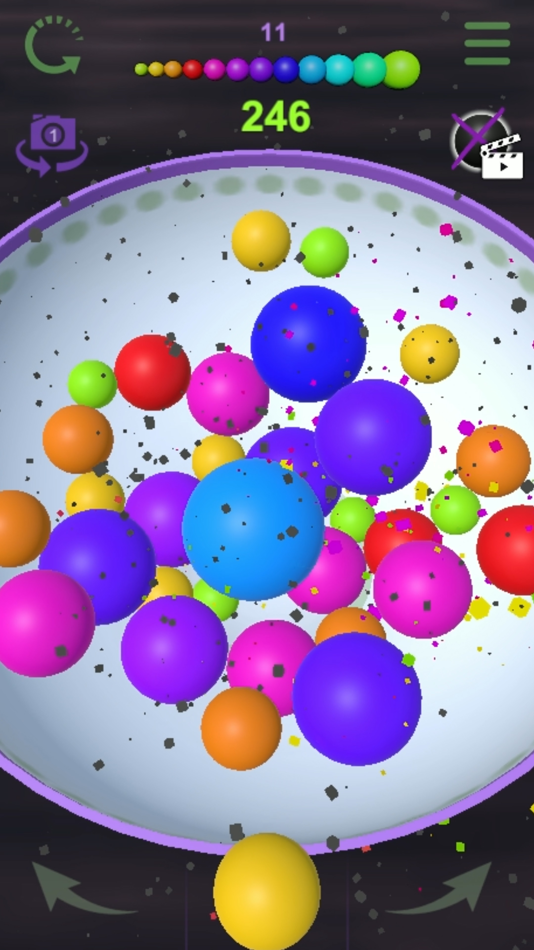 Shooting balls: Connect in a plate 3D screenshot 7
