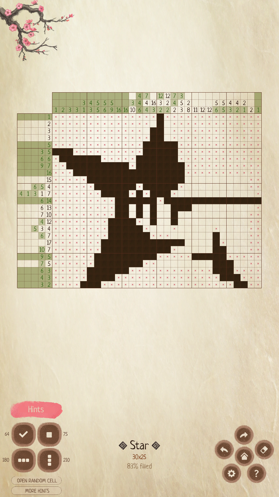 Yamabusi. Japanese Crosswords screenshot 9