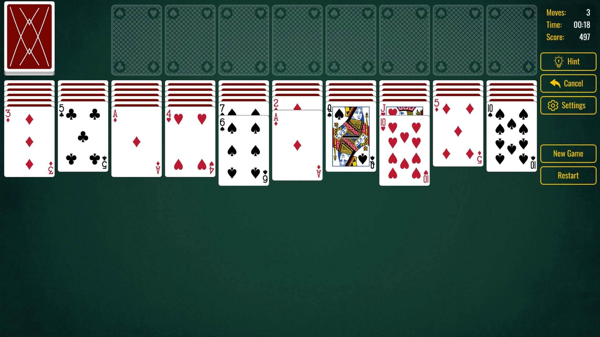 Spider Solitaire - The Perfect Deal screenshot