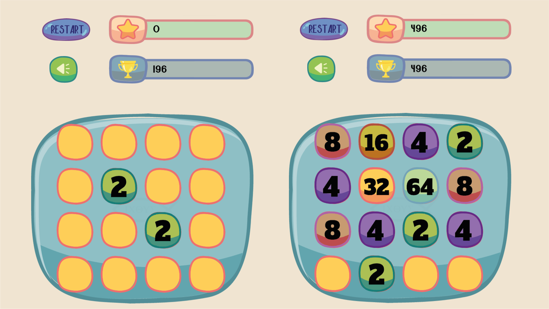 2048: challenge accepted - win! — screenshot 4