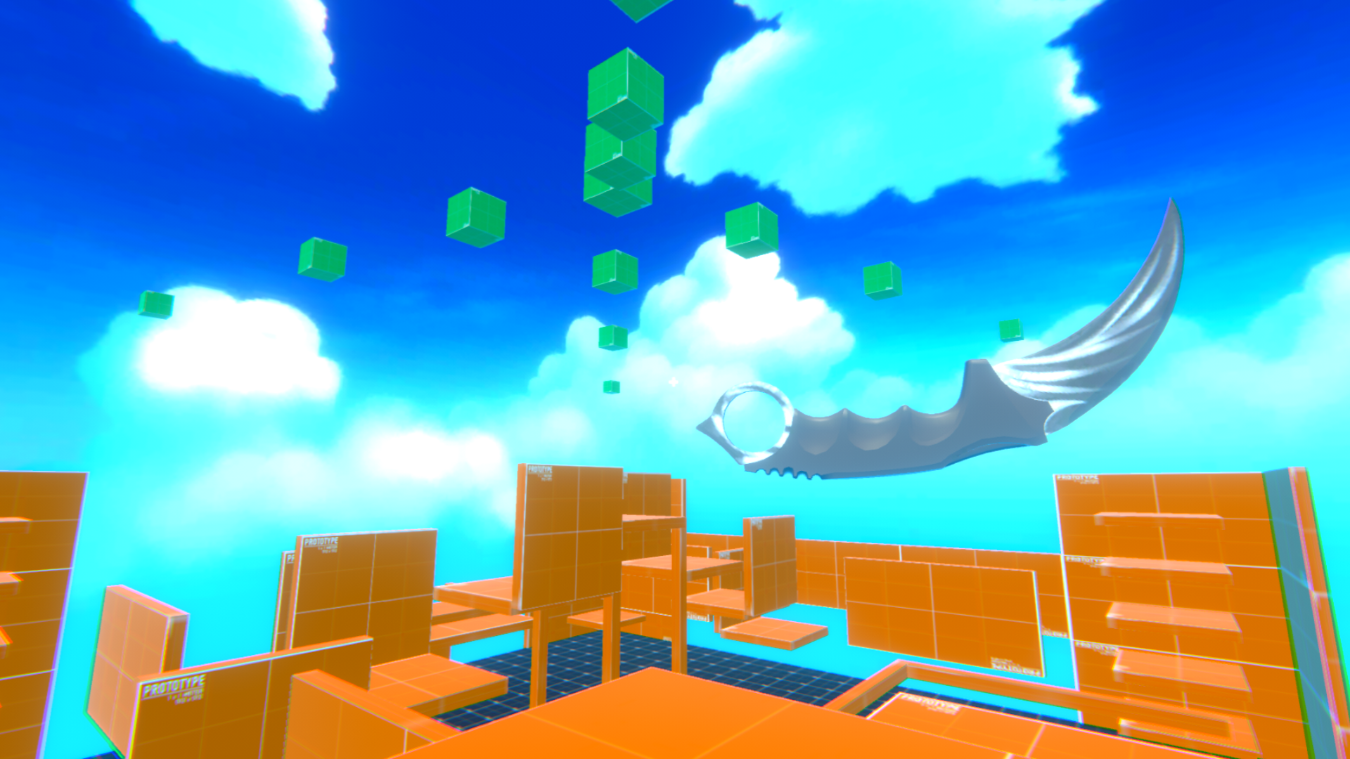 GRAVITATION - Parkour with Knives screenshot