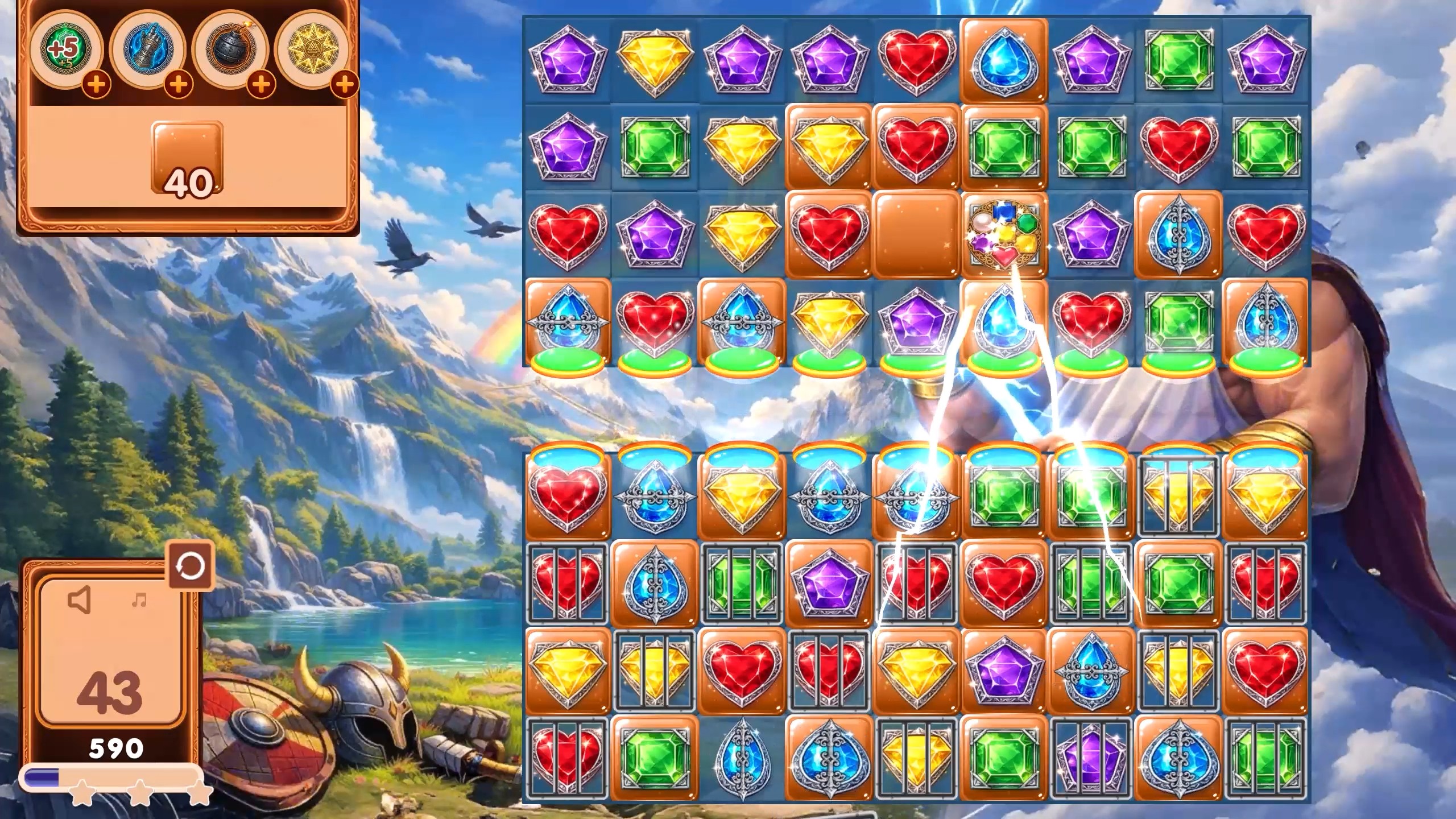 Match 3: Treasures of Zeus — screenshot 2