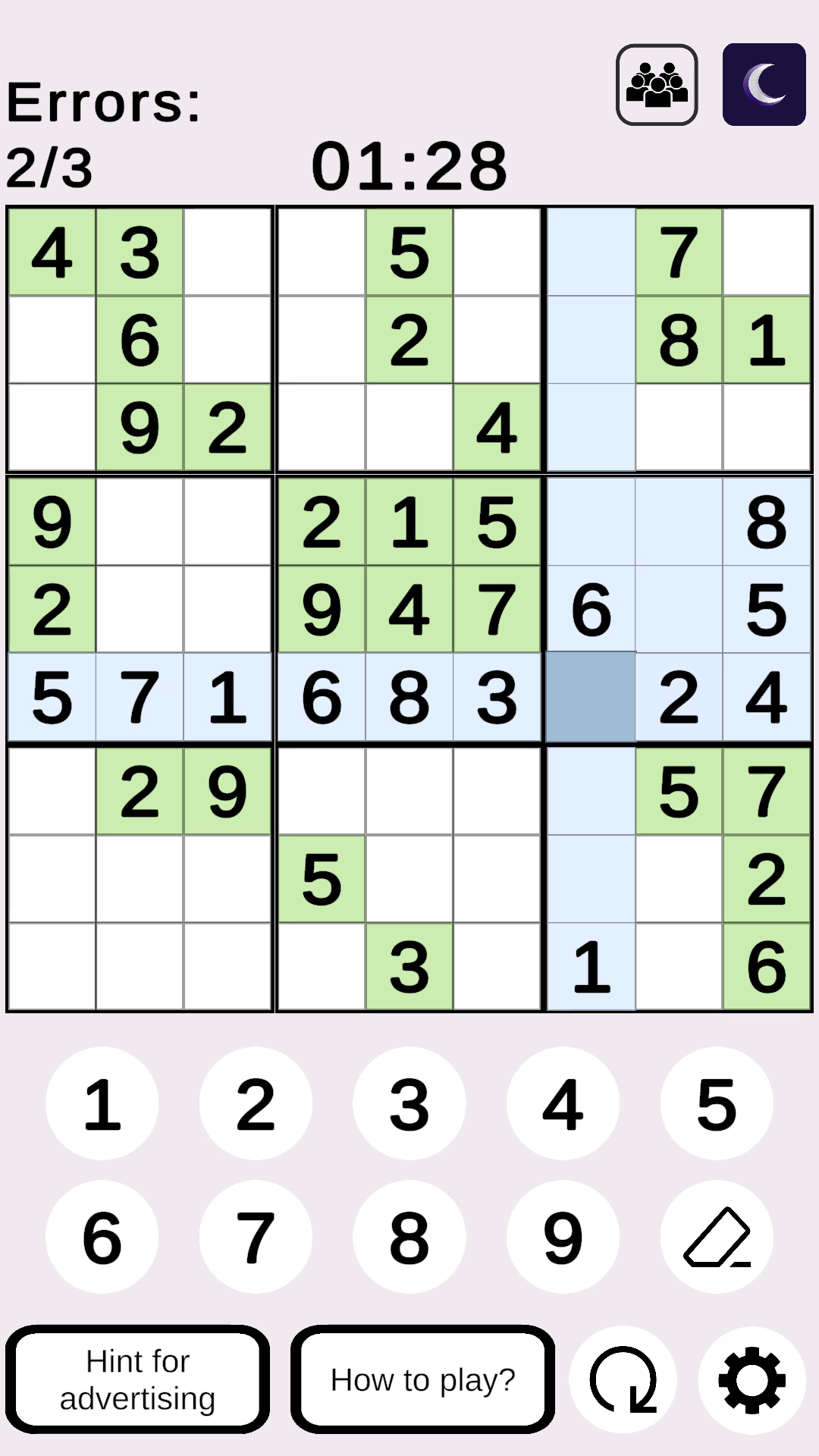 Classic Sudoku (9x9) screenshot 8