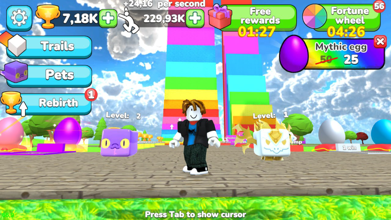 Obby +1 jump per second screenshot