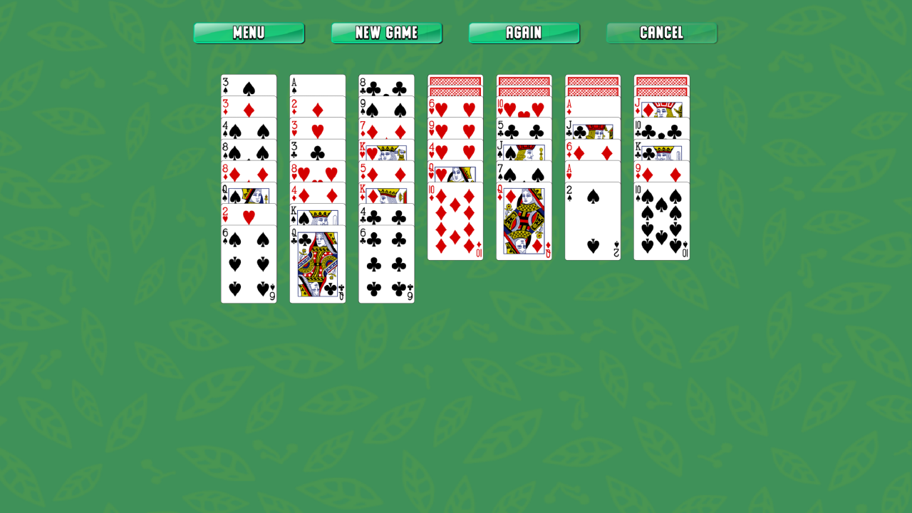 Lay out the cards: Scorpio Solitaire screenshot