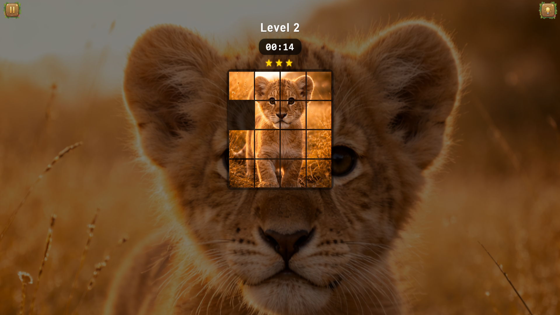 15 Puzzle Wild Nature — screenshot 2