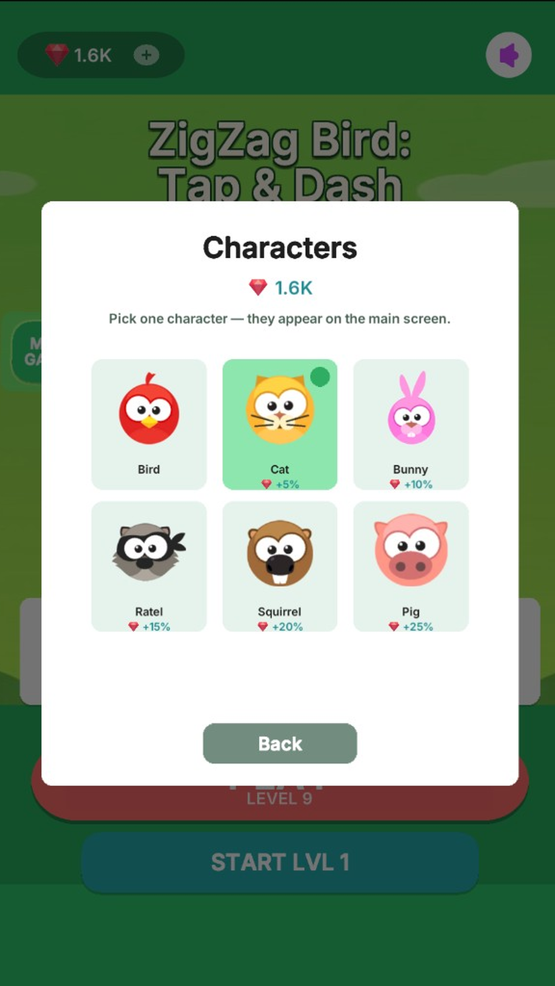 ZigZag Bird: Tap & Dash screenshot 11