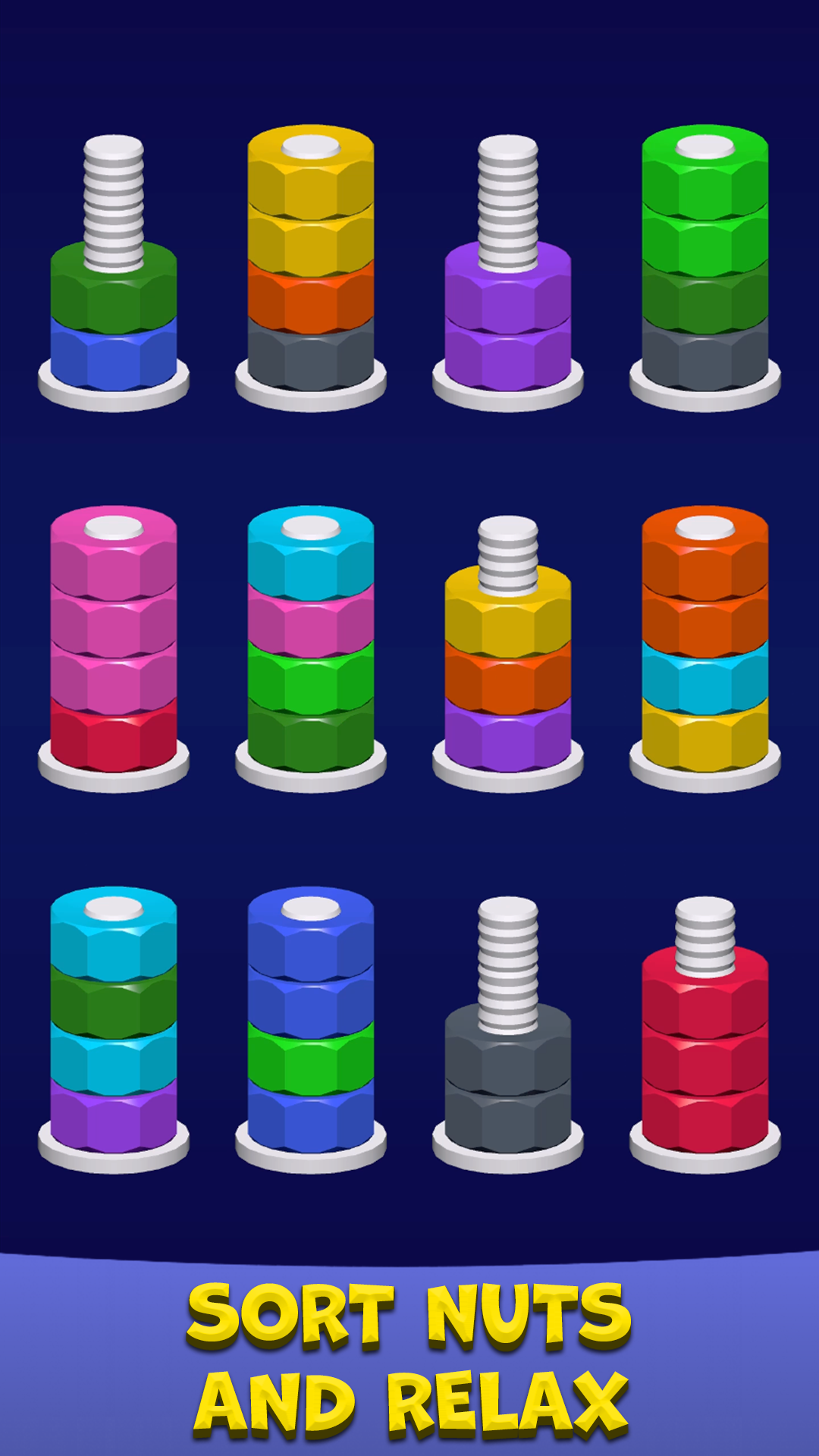 Bolts & Nuts - Sorting Master! screenshot 5
