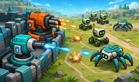Steel Frontier: Turret Merge