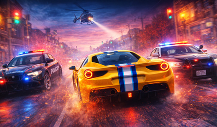 Police Chase: Full Throttle