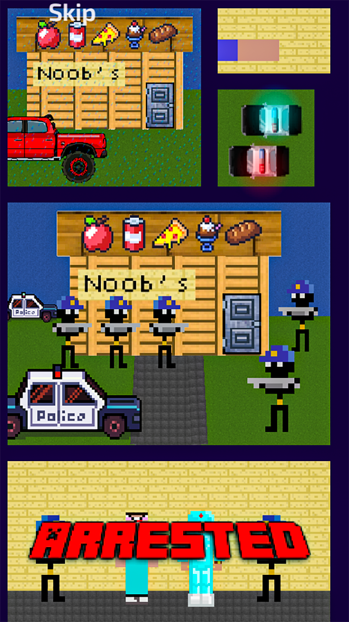 Noob vs Stickman Prison screenshot 7