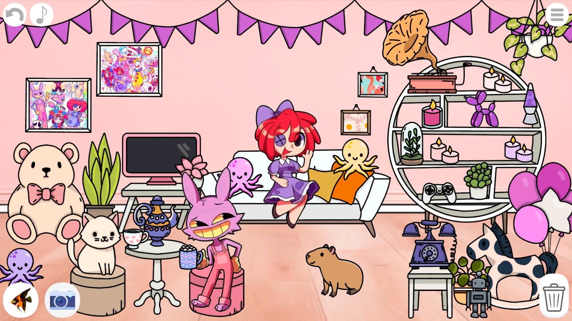 Create your own room in the Digital Circus screenshot