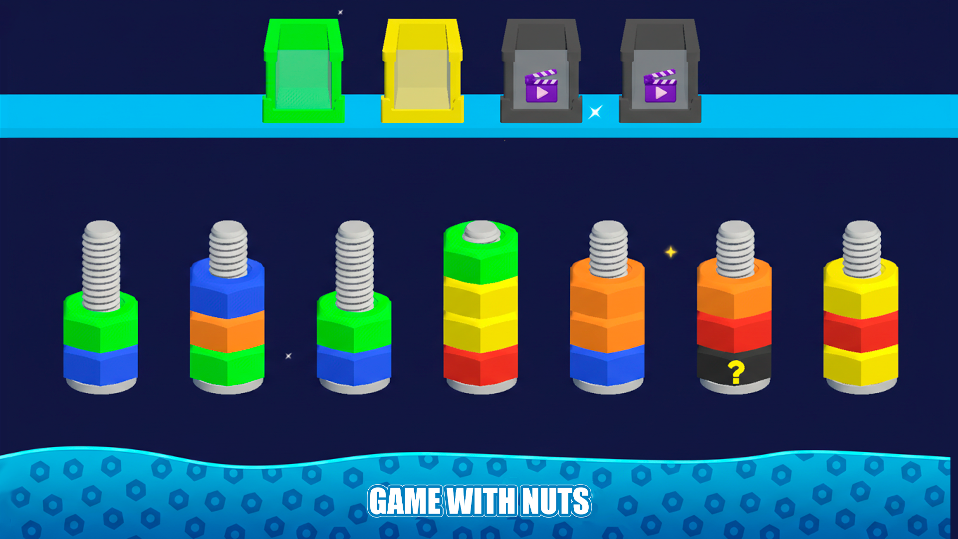 Sorting Nuts and Bolts by Color: Home Repair screenshot