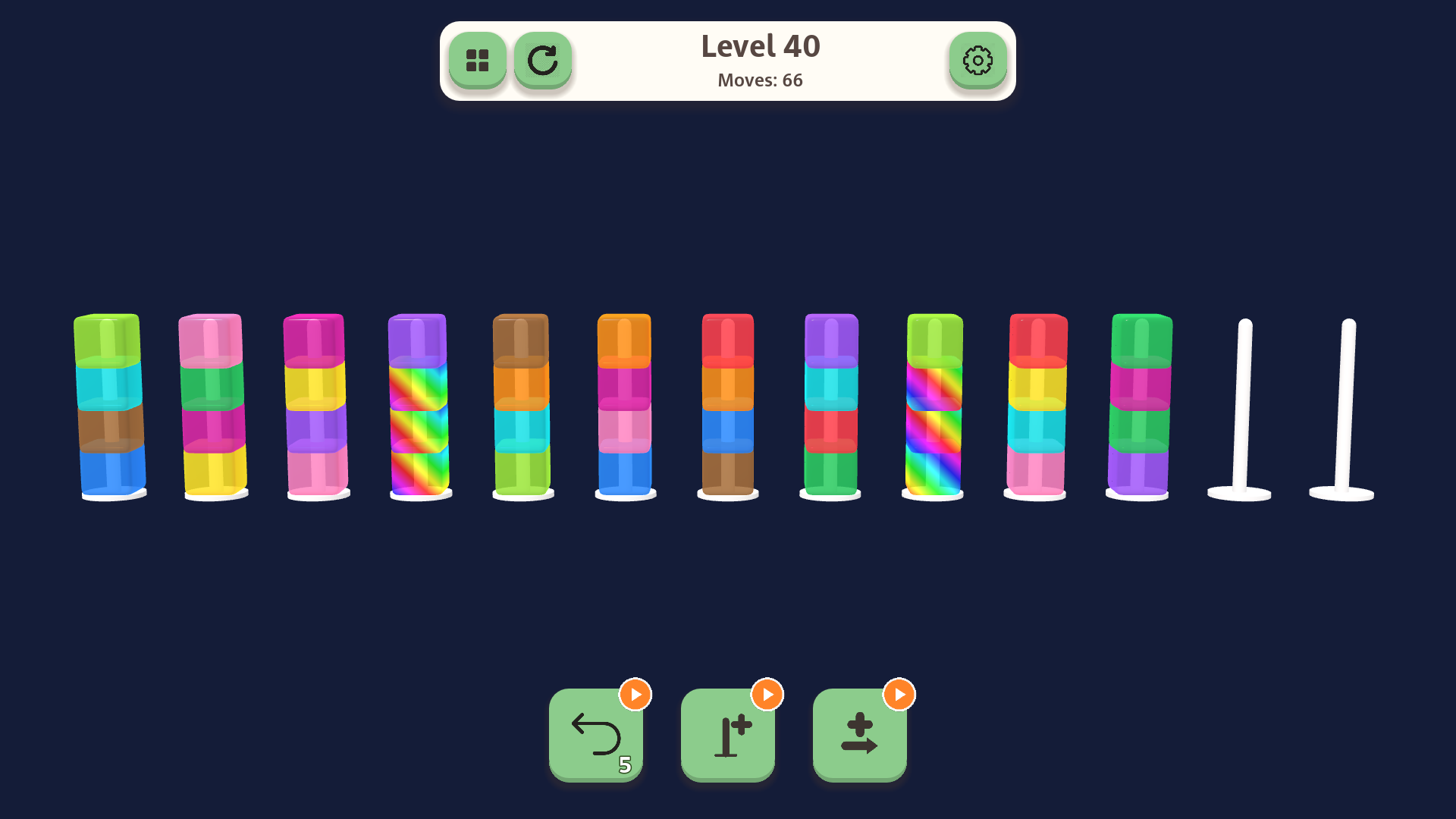 Jelly Cubes: Color Sort — screenshot 2