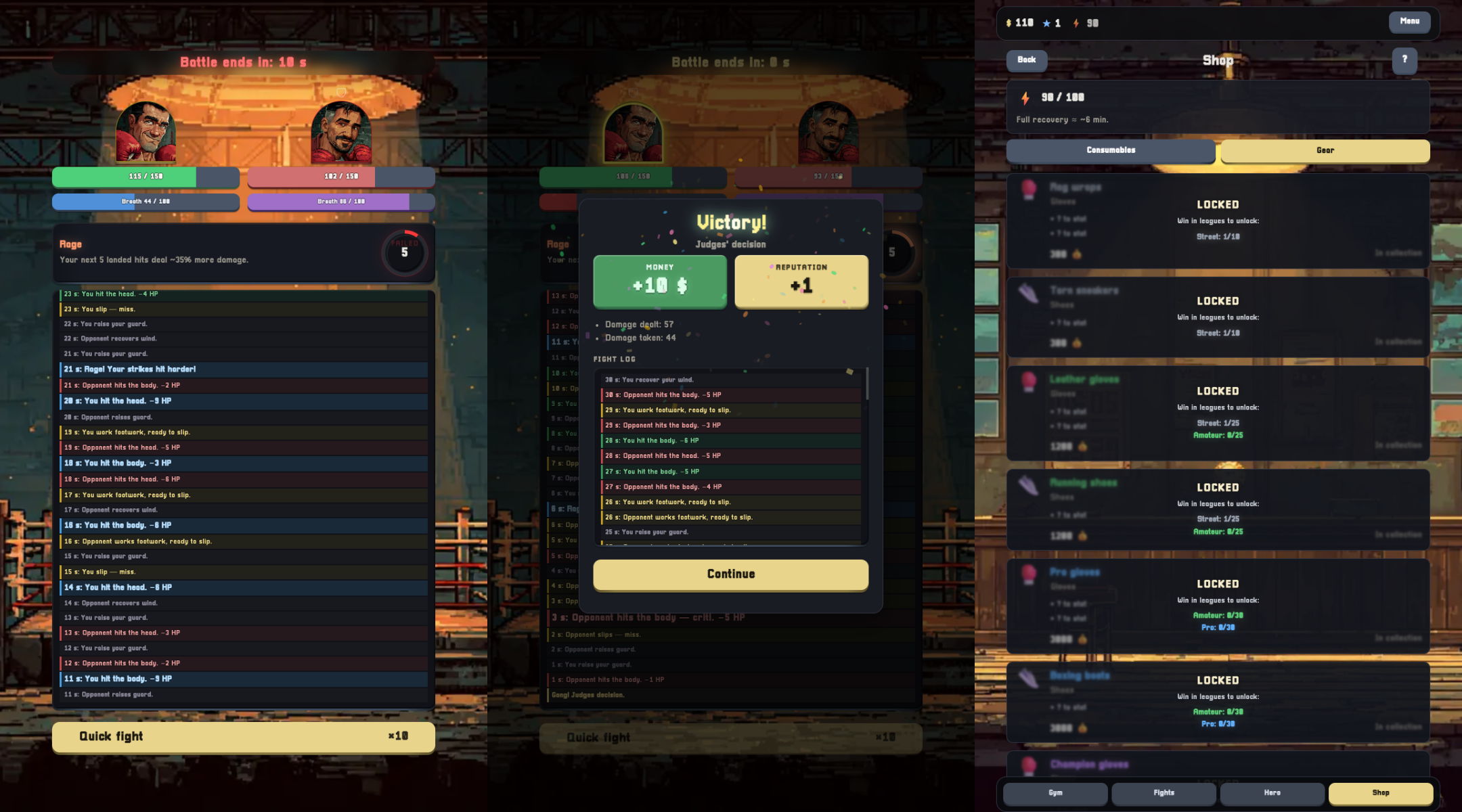 Path to Championship: Basement Fighter — screenshot 2