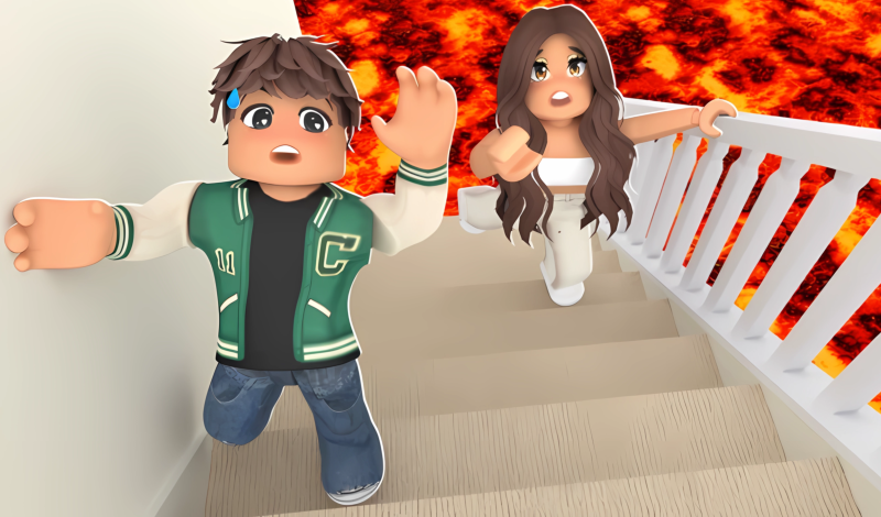 100 Player Floor Is LAVA: Obby! game cover