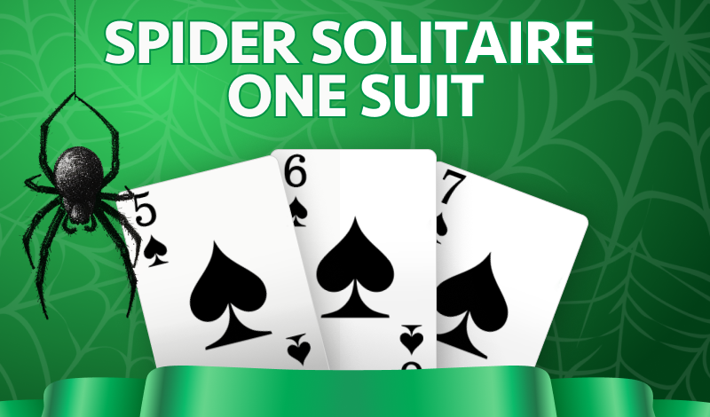 Spider Solitaire one suit game cover
