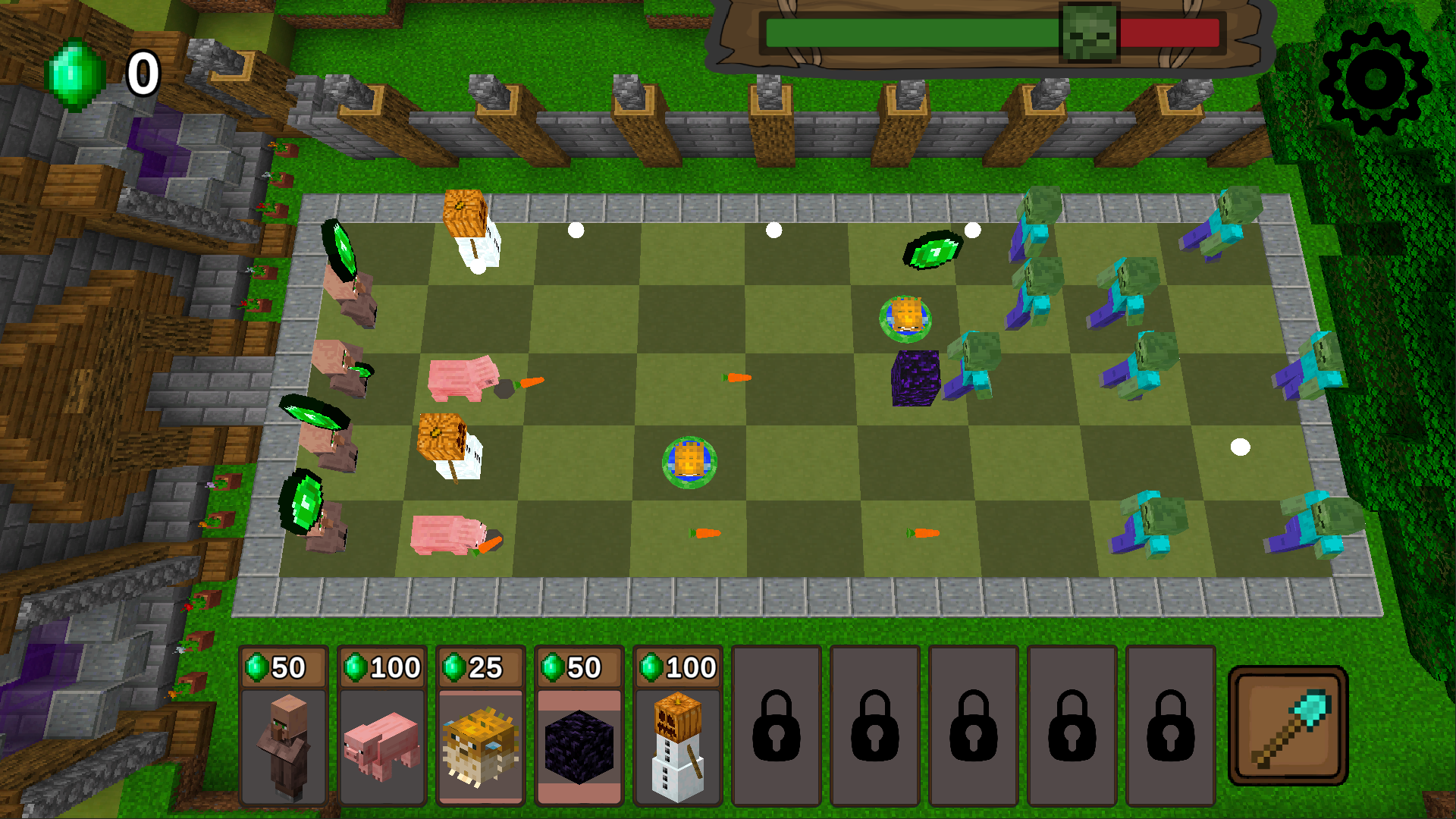 Cubic Battle: Mobs vs Monsters screenshot