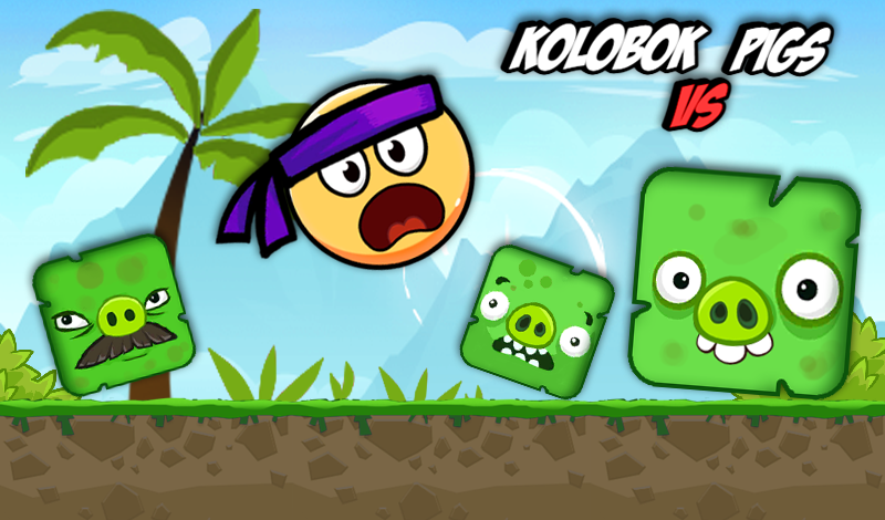 Kolobok Vs Pigs game cover