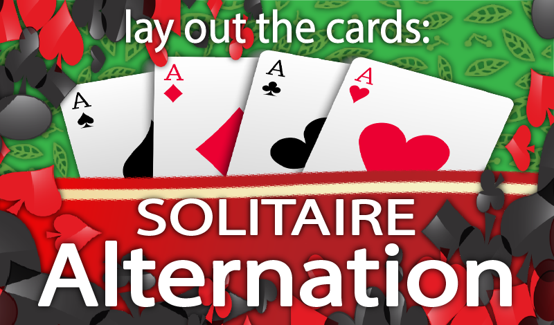 Lay out the cards: Solitaire Alternation game cover