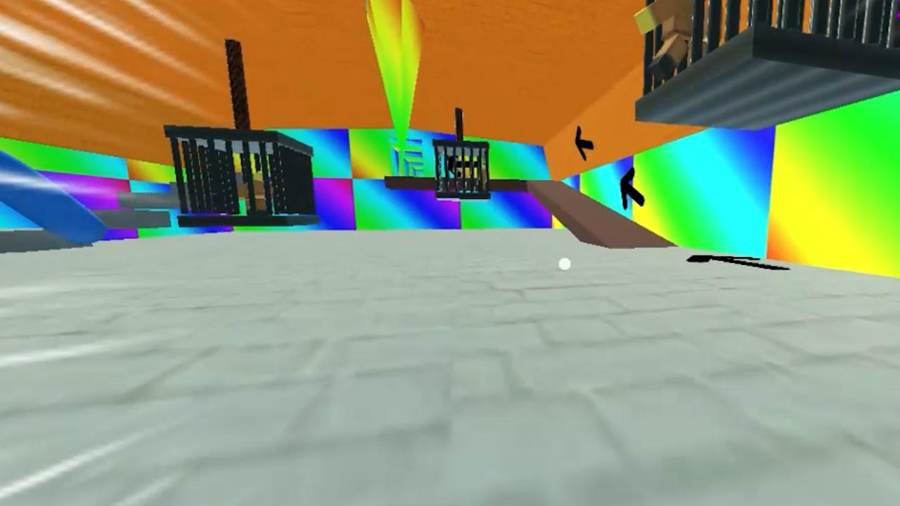 Rainbow Friends versus Barry : Obby screenshot