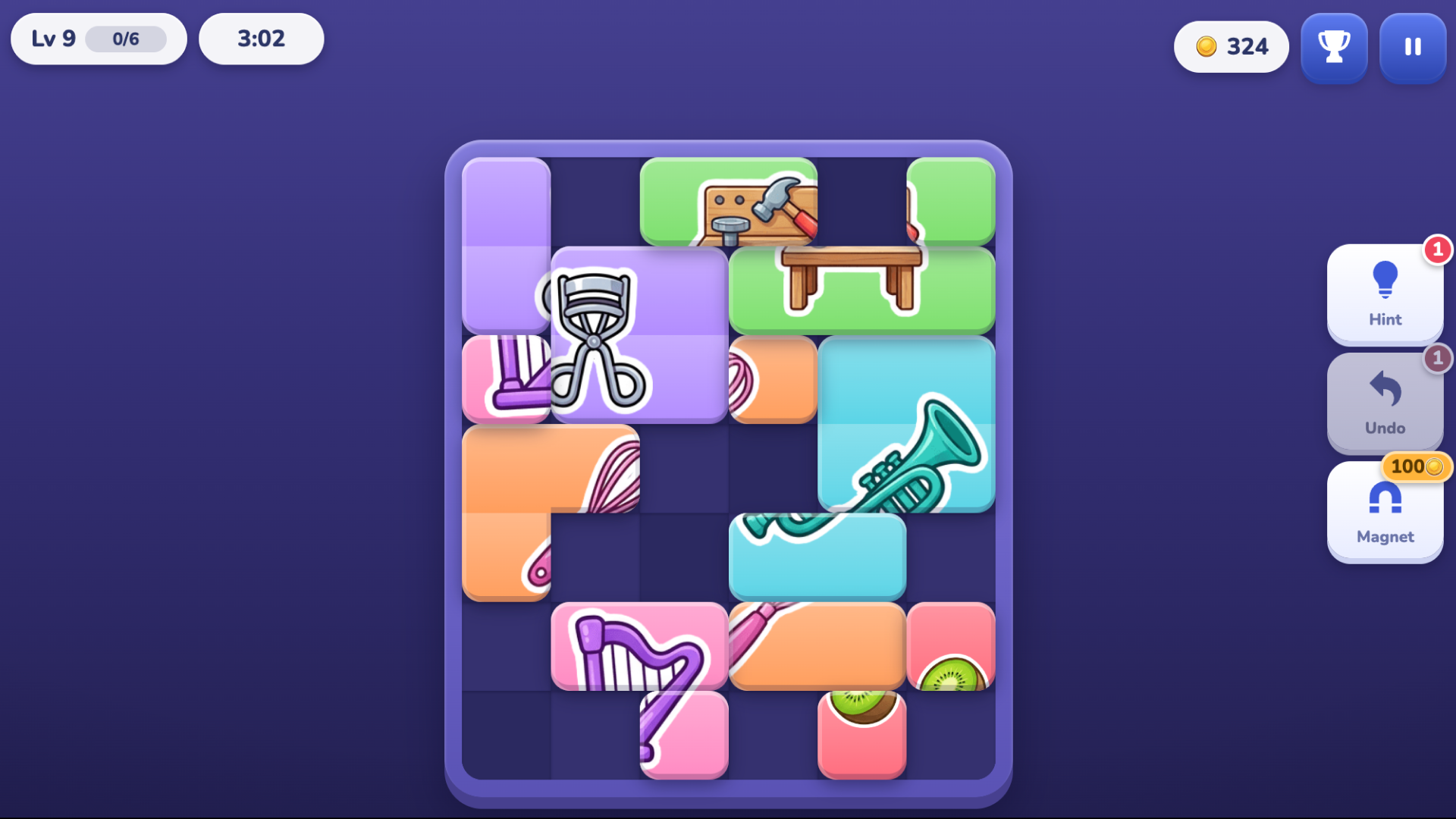 Slide Blocks 3D — screenshot 2