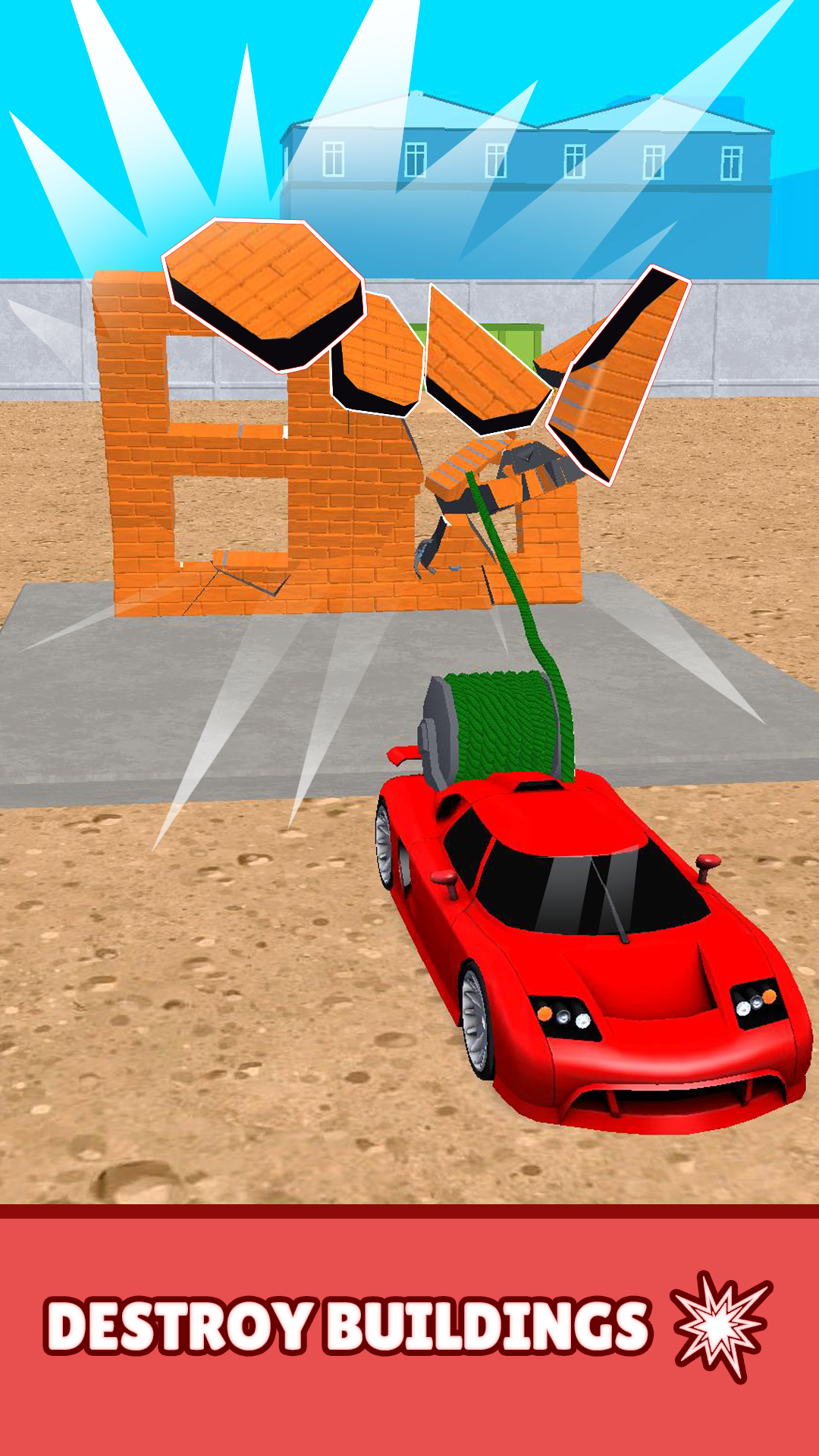 Demolition Car - Rope and Hook screenshot 6