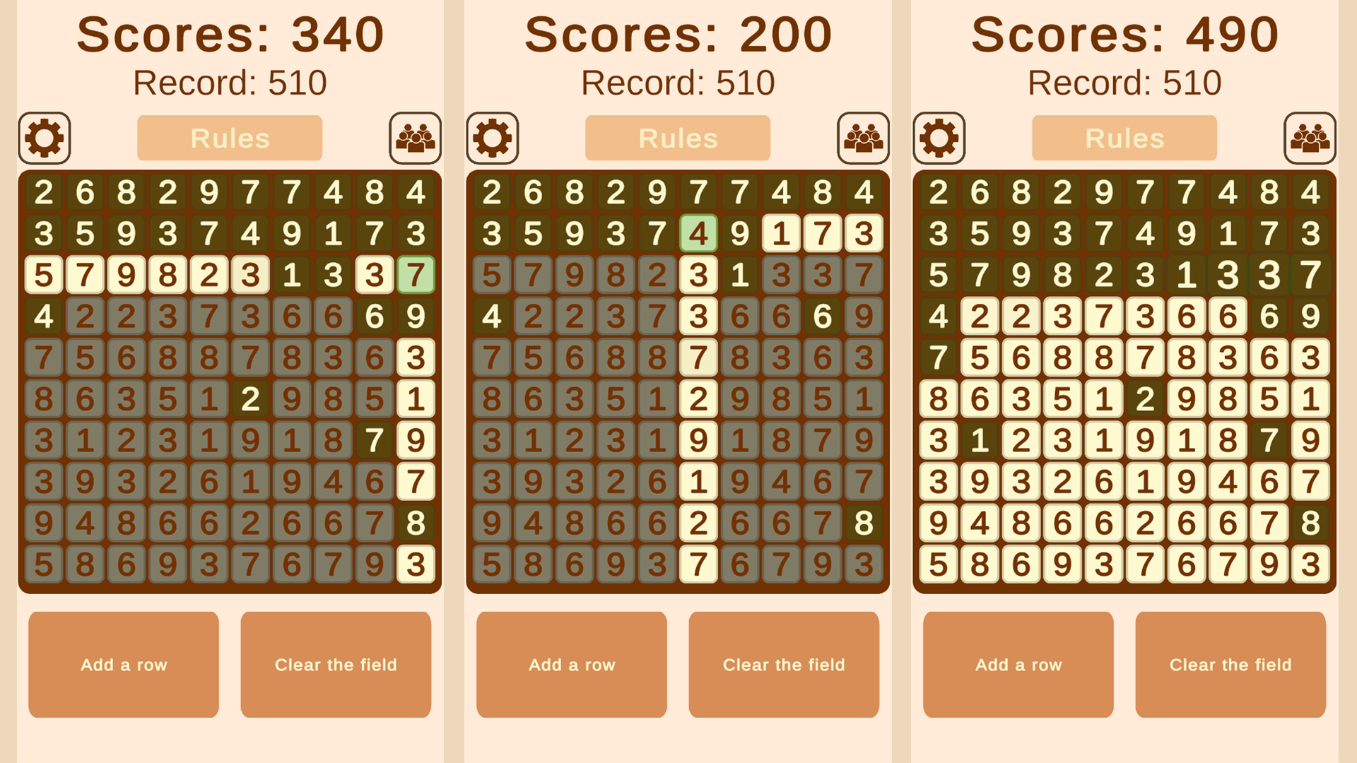 Combination of Even or Equal Numbers — screenshot 2