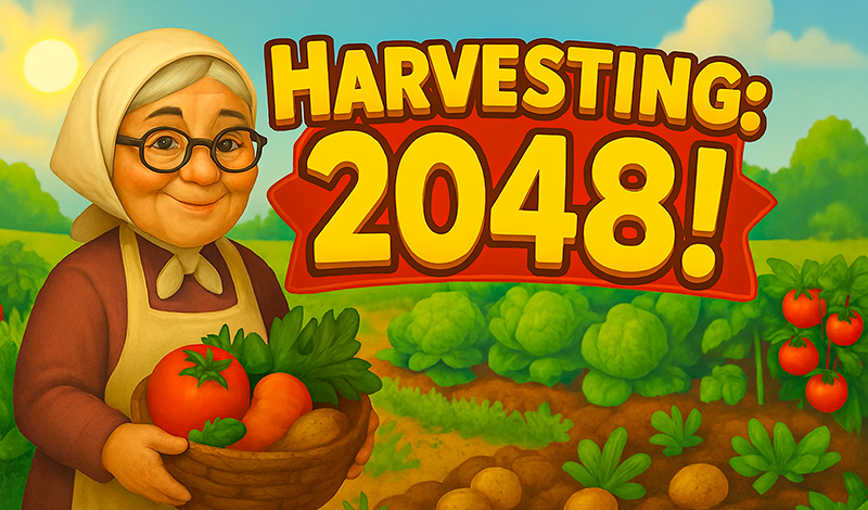 Harvesting: 2048! game cover